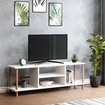 TV Schrank &AElig;r&oslash;sk&oslash;bing mit 2 Ablagef&auml;chern TV Bank 43 x 120 x 29 cm Fernsehtisch