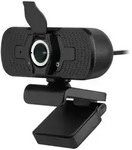 Rebel Full HD 1080p Webcam mit Mikrofon f&uuml;r Online-Unterricht, Videoanrufe und