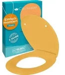 Calmwaters&reg; Premium WC Sitz einfache Montage, Toilettendeckel bis 250 kg, EU,