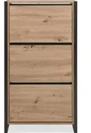 CALICOSY - Schuhschrank mit 3 Klappen L70 cm - DENVER - Grau