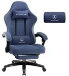 GTPLAYER Gaming Stuhl Stoff, Gaming Sessel mit Taschenfederkissen, ergonomischer