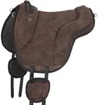 Equinate Reitpad California aus Wildleder Pferd Braun