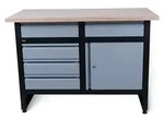 STIER Werkbank Basic, mit 5 Schubladen