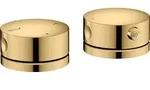 AXOR One 2-Loch Wannenrandarmatur mit Thermostat, Polished Gold Optic - Gold