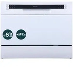 homeX GST6AD-W Tischgeschirrsp&uuml;ler, Mini Geschirrsp&uuml;ler - 6 Programme,