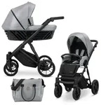 Kinderwagen Kunert Ivento 2in1 &ndash; Farbe: Eco Grey Metallic