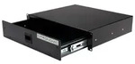 Pronomic RD-102 Rackschublade 2 HE (Schublade f&uuml;r 19 Zoll Rack, Snaplock,