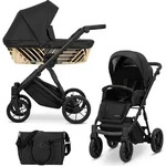 Kinderwagen Kunert Ivento Glam 2in1 &ndash; Farbe: Schwarzperle - Schwarz