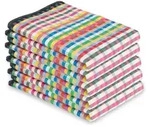 5er Set Geschirrt&uuml;cher, 100% Baumwolle, 50x70 cm, sortiert