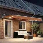 vidaXL Elektrische ausziehbare Markise Sand 4,5 x 3,5 m