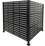 Relaxdays M&uuml;lltonnenverkleidung, Line, 2 Paneele je HxB 120 x 120 cm, modularer