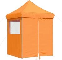 vidaXL Partyzelt 200 x 200 x 306 cm Orange Oxford-Stoff