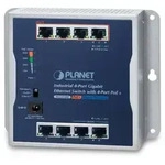 PLANET P30 Industrial 8-Port, Unmanaged, Power over Ethernet (PoE), Wandmontage...