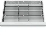 STIER Schubladeneinteilung Metalleinteilung BLH 150/175 mm Innenma&szlig; 600x450 mm...