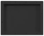 vidaXL Duschnische Mattschwarz 41x51x10 cm - Schwarz