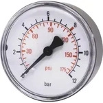 ELMAG Druckmanometer 0-12 bar, &Oslash; 40 mm, &Oslash; 1/8 Au&szlig;engewinde hinten