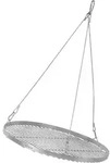 BBQ-Toro Edelstahl Grillrost Rund &Oslash; 50 cm, BBQ Grillgitter mit Seilaufh&auml;ngung,
