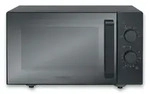 SEVERIN Solo Mikrowelle mit Glasboden MW 9918 - Schwarz/Wei&szlig;