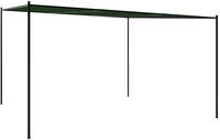 vidaXL Pavillon 4 x 3,98 x 2,67 m Gr&uuml;n Polyester und Stahl