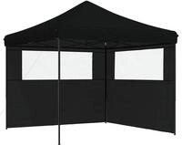 vidaXL Party-Zelt Schwarz 292 x 292 x 315 cm Oxford-Stoff