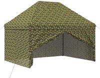 vidaXL Zelt mit 4 Seitenw&auml;nden 2,95 x 4,1 m Army Tarnung