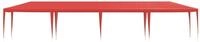 vidaXL Partyzelt Rot 1200 x 300 x 255 cm PE und Stahl