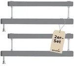 GEUTHER Zusatzklemmen 0036ZK+ | Anthrazit | F&uuml;r Treppengel&auml;nder | F&uuml;r T&uuml;r- &