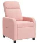 vidaXL Liegesessel Rosa Boucl&eacute; - Rosa