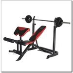 HMS Fitness LS3859, Verstellbare Krafttrainingsbank, 270 kg, Fitnessstudio, 270...