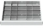 STIER Schubladeneinteilung Metalleinteilung BLH 100/125 mm Innenma&szlig; 600x450 mm...
