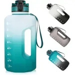 Trinkflasche 2.2L BPA-frei mit Zeitmarkierung und Tragegriff, Auslaufsicher,...