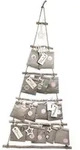 Frau WUNDERVoll&reg; DIY Adventskalender Weihnachtsbaum grau Papiert&uuml;ten, Ziffern