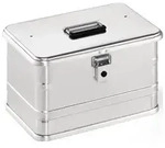 Aluminiumbox L432xB335xH275mm 29 l mit Klapphebelverschlssen mit Bohrungen -...