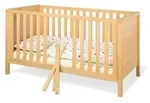 Pinolino Kinderbett Enno, Buche ge&ouml;lt, 140x70 cm, h&ouml;henverstellbar,
