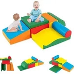 COSTWAY 7 TLG. Schaumstoffbausteine, Softbausteine, Riesenbausteine aus...