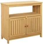 vidaXL Gartenkonsole Tisch Helles Akazienholz 80 x 35 x 75 cm