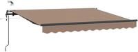 vidaXL Ausziehbare Markise Taupe 600 x 300 cm Polyester