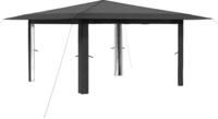 vidaXL Pavillon ohne Seitenwand 4 x 4 m Hellgrau und Anthrazit