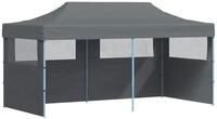 vidaXL Partyzelt 291 x 580 x 315 cm Anthrazit Oxford-Stoff