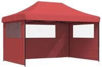 vidaXL Partyzelt 292 x 440 x 315 cm Bordeauxrot Oxford-Stoff