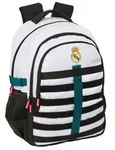 Safta Real Madrid 26/27 Doucle Cross 23.46l Rucksack Wei&szlig; Kinder Wei&szlig; One Size -