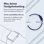 Samsung Marine Band (S/M/L) for Galaxy Watch Ultra2, Band, Smartwatch, Schwarz,