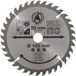 KRAFTMANN 3950 Hartmetall-Kreiss&auml;geblatt, Durchmesser 160 mm, 36 Z&auml;hne