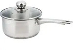 KINGHOFF Topf mit Deckel 16 cm KH-4323 1,5 L - Silber