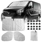 Wohnmobil Sonnenschutz 3er Set Frontscheibe Seitenscheiben Schwarz...