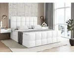 ALTDECOR Boxspringbett mit Fu&szlig;teil, H4 Matratze und Topper - 140x200 cm -...