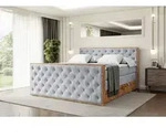ALTDECOR Boxspringbett mit Matratze und Lattenrost, Topper,...