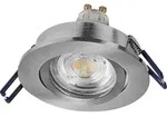 OSRAM Smart Matter LED Spot GU10 RGBW Flexibel Satin-Nickel, 4,7W Smart Home,