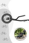 Croozer Jogger-Set Lykke mit 12 Zoll Joggerrad, Handbremse und Spureinstellung