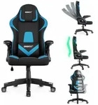 ONBEST Gaming Stuhl | Ergonomisch | mit Lordosenkissen | 150 kg | 360&deg; 